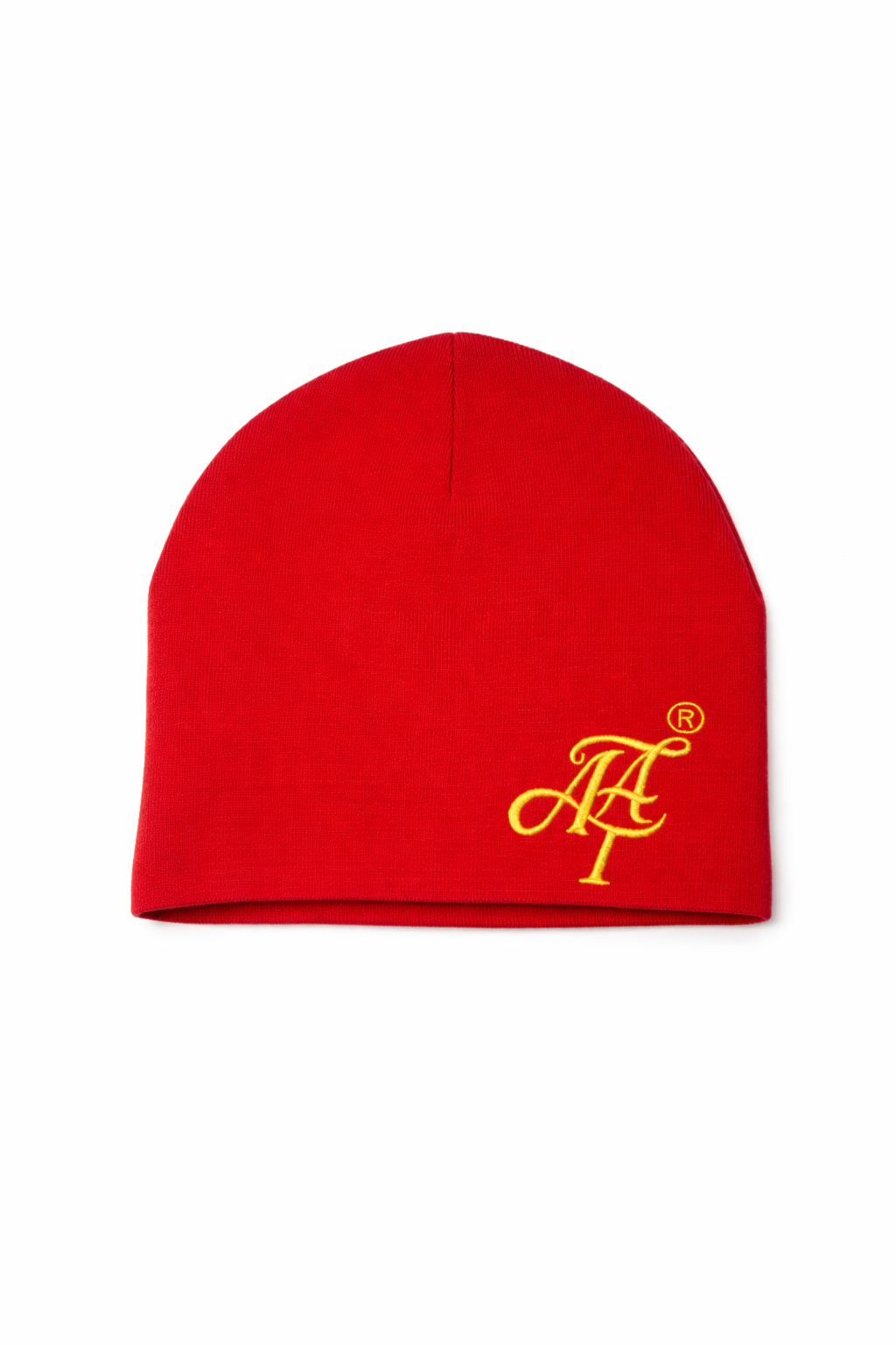 RED TRIPLE THREAT BEANIE