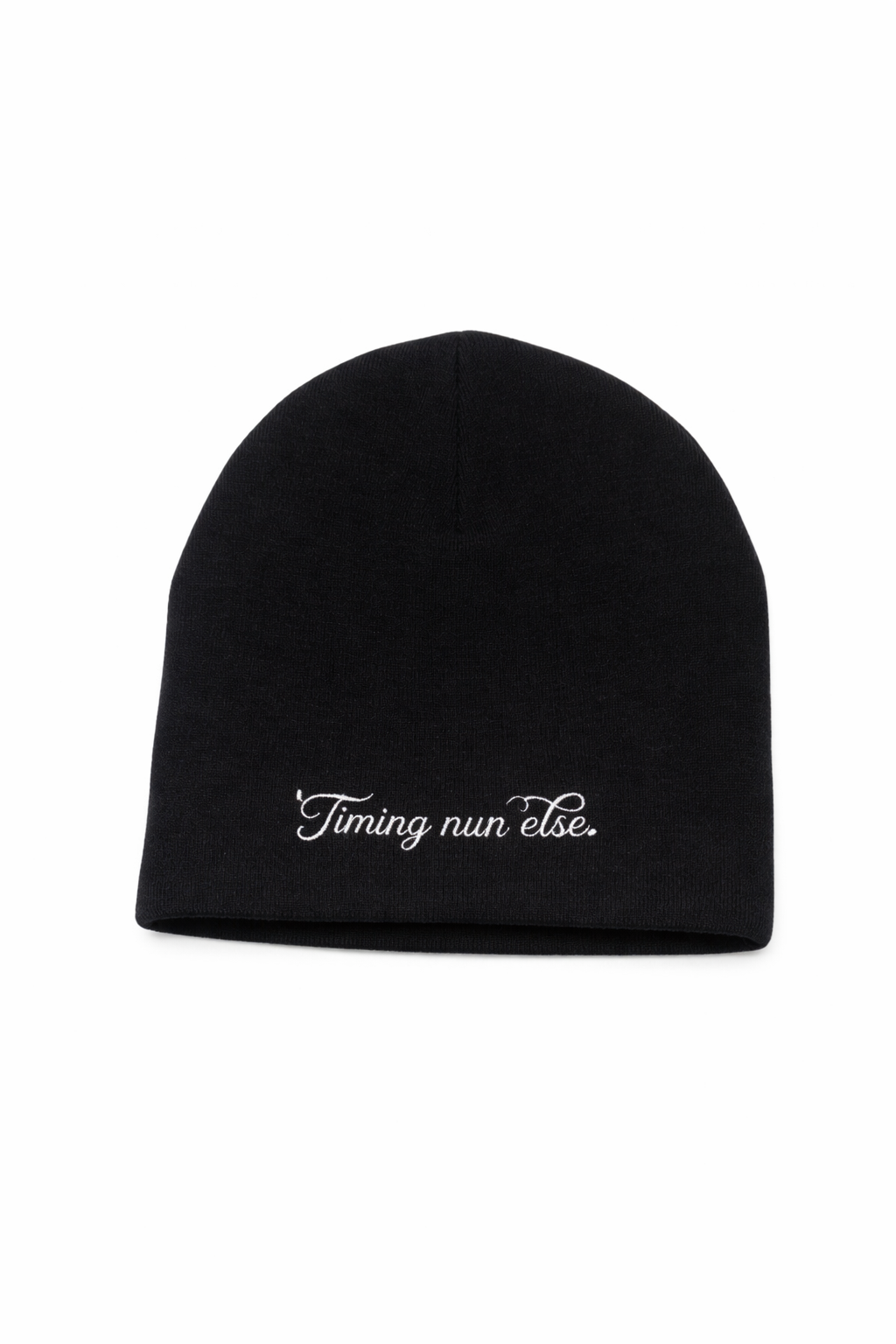 BLACK TRIPLE THREAT BEANIE