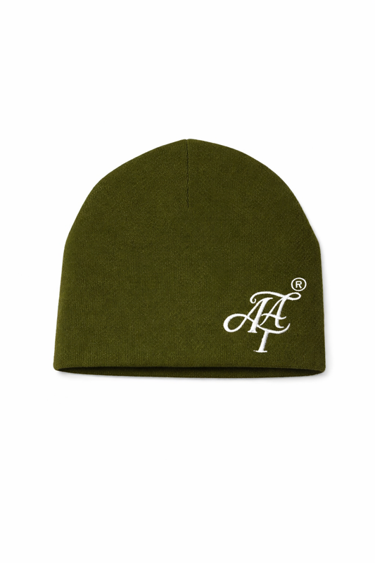 GREEN TRIPLE THREAT BEANIE